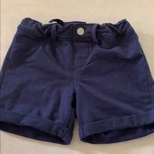 Girl dark blue shorts